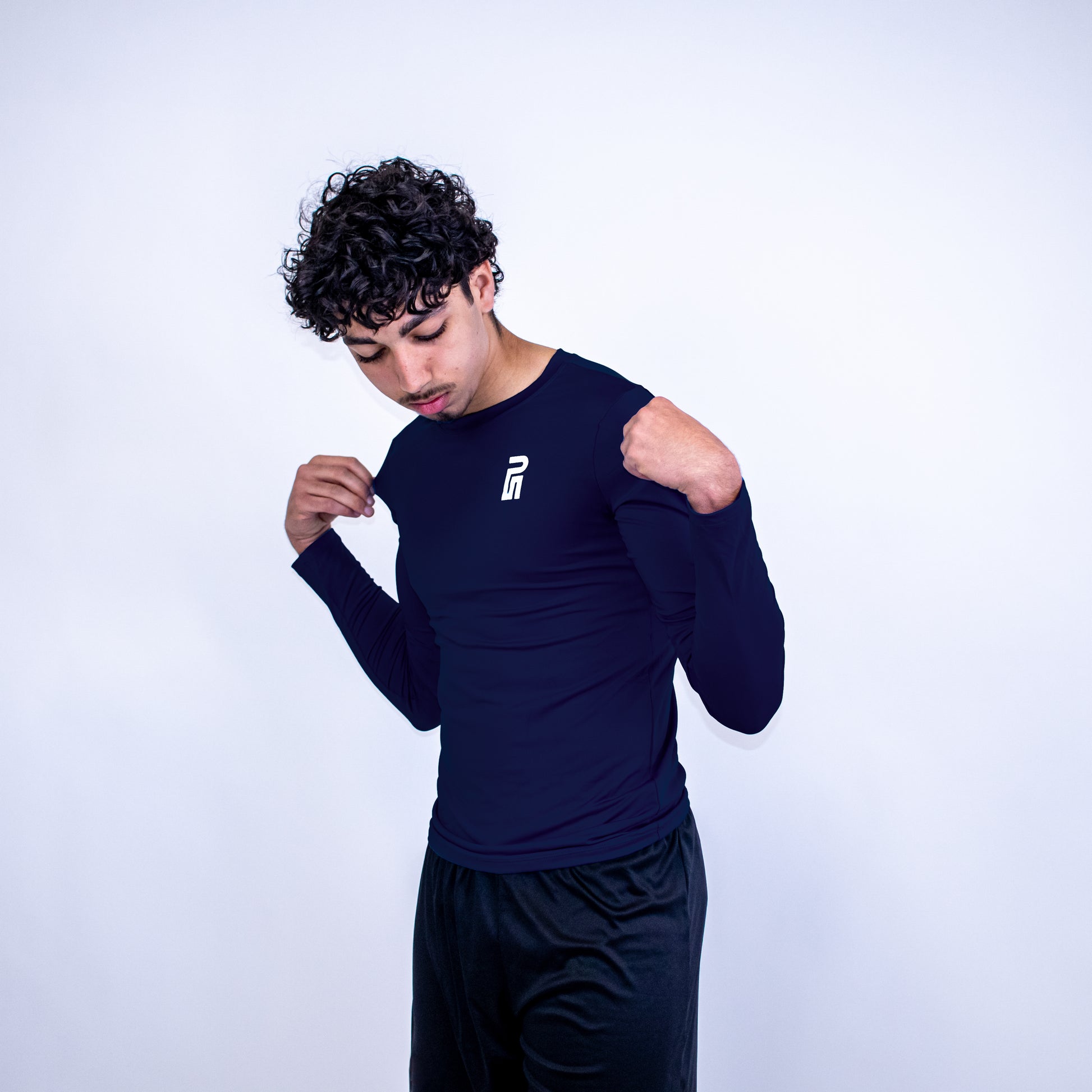 Chandail de Compression Bleu - Le Petit Sportif