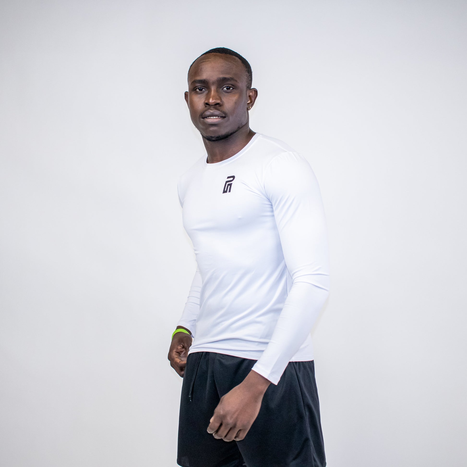 Chandail de Compression Blanc - Le Petit Sportif