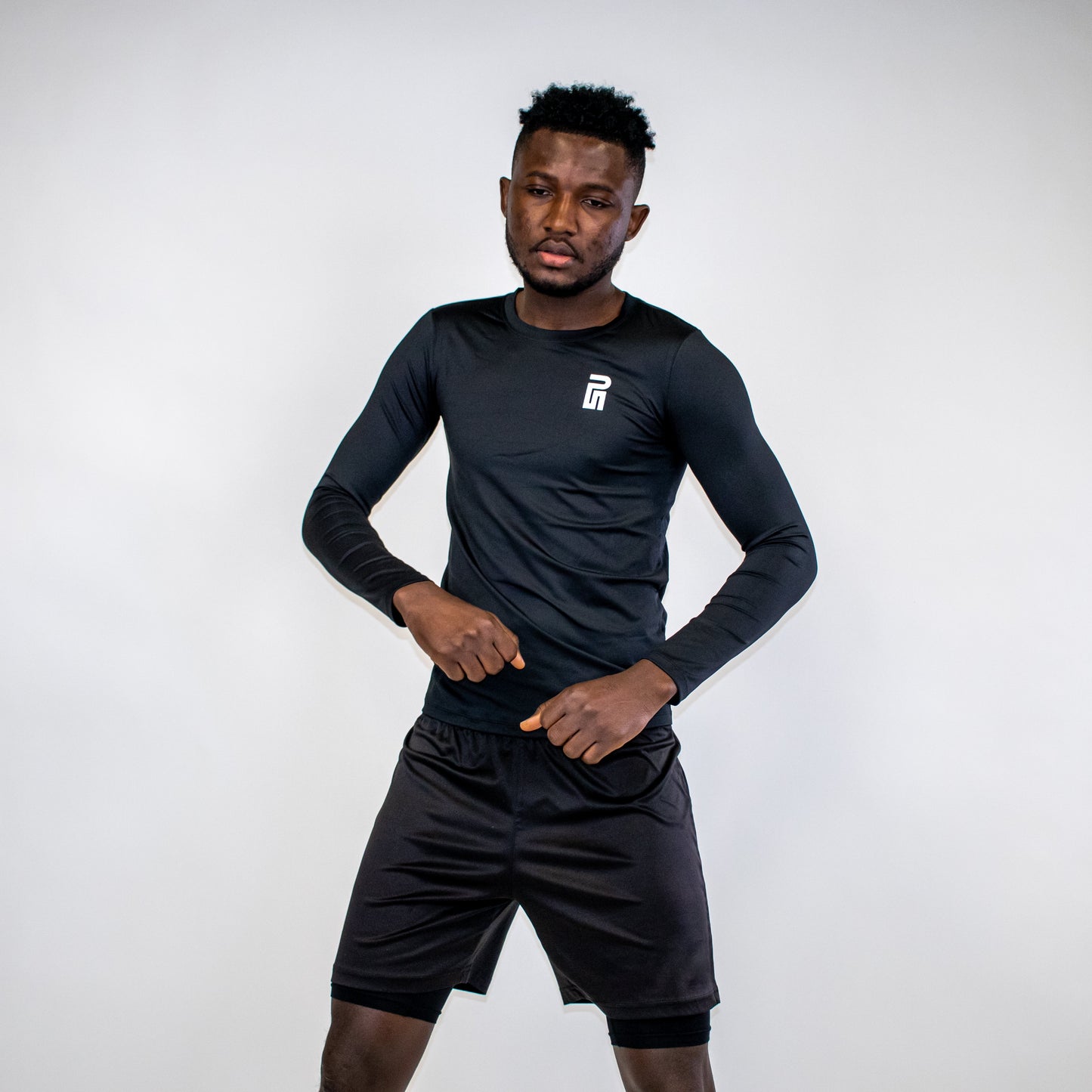 Chandail de Compression Noir - Le Petit Sportif