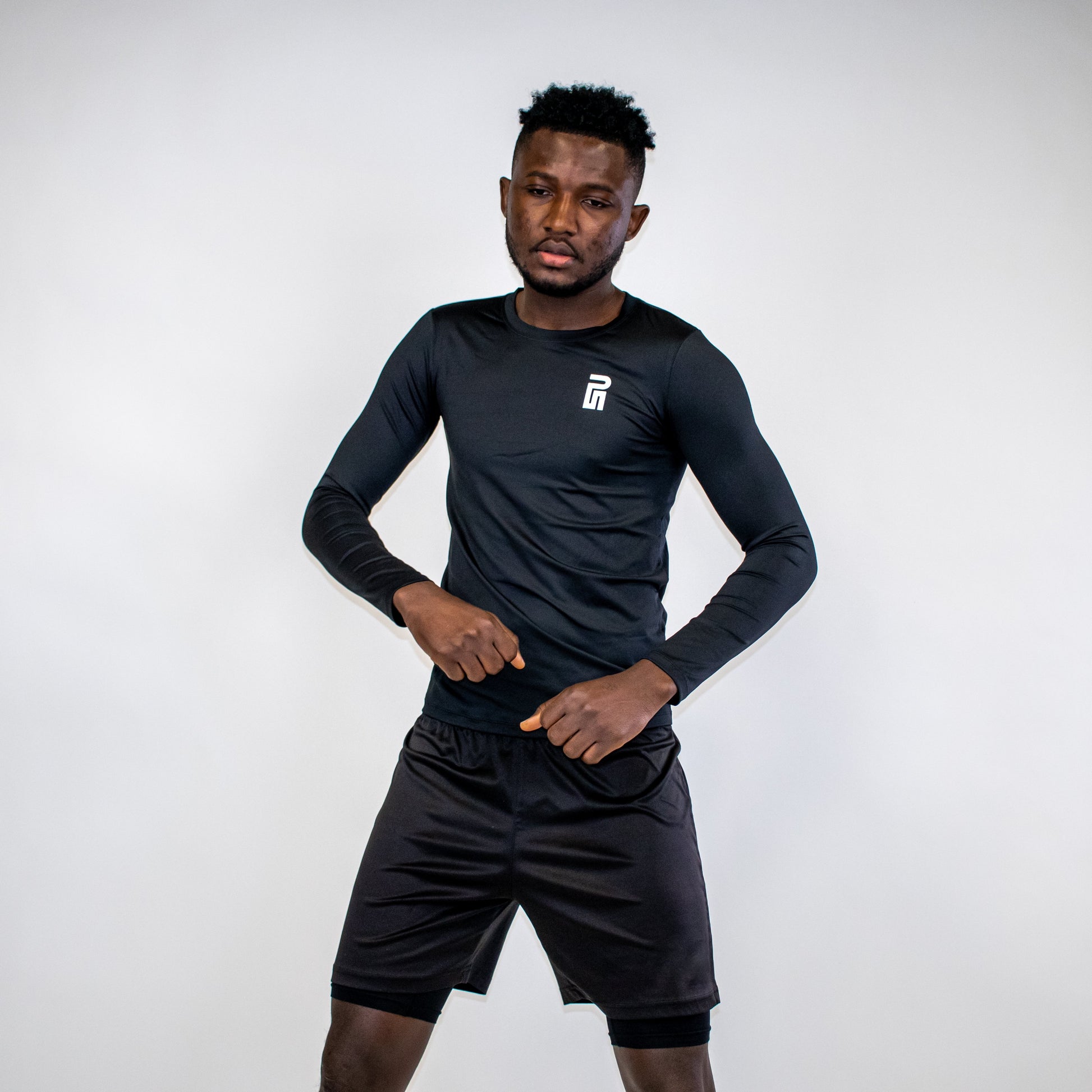 Chandail de Compression Noir - Le Petit Sportif