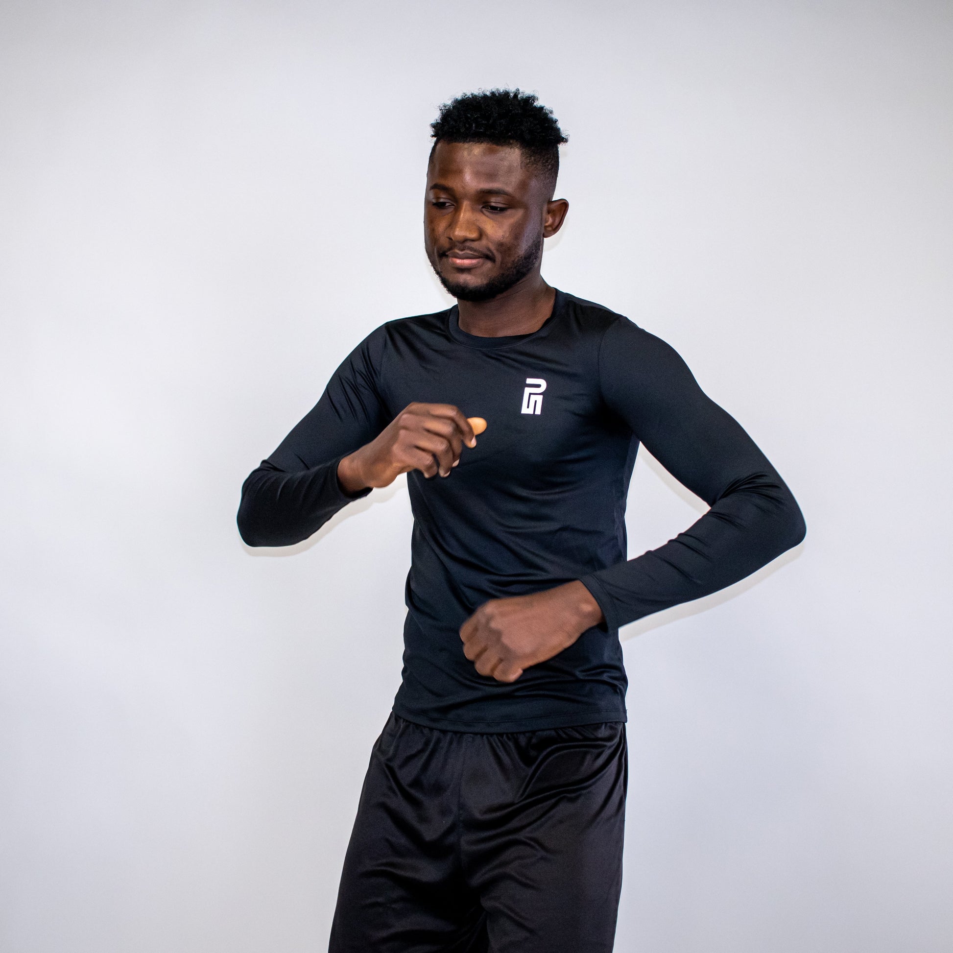 Chandail de Compression Noir - Le Petit Sportif